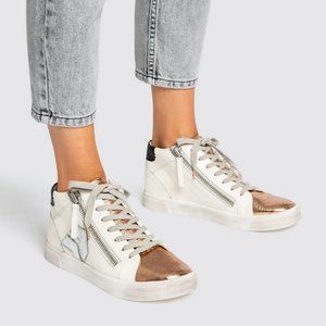 Dolce Vita Zonya Metallic High Top Sneaker